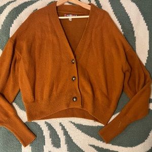 Urban Outfitters Slouchy Sleeve Cropped Cardigan sweater | size Small